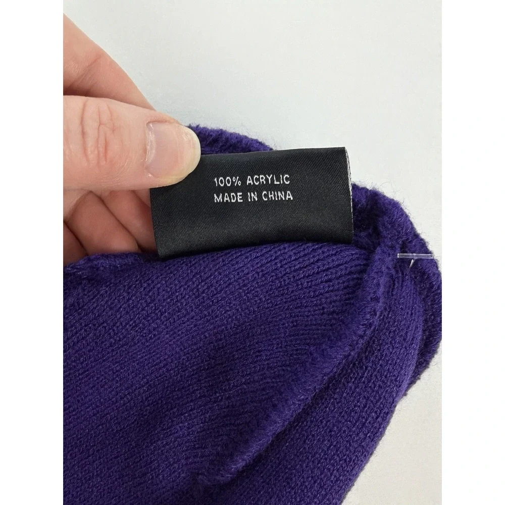 K-State Wildcats Beanie Hat Top of the World Purple Knit Skull Cap NCAA New